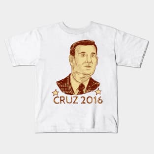 Ted Cruz President 2016 Drawing Kids T-Shirt